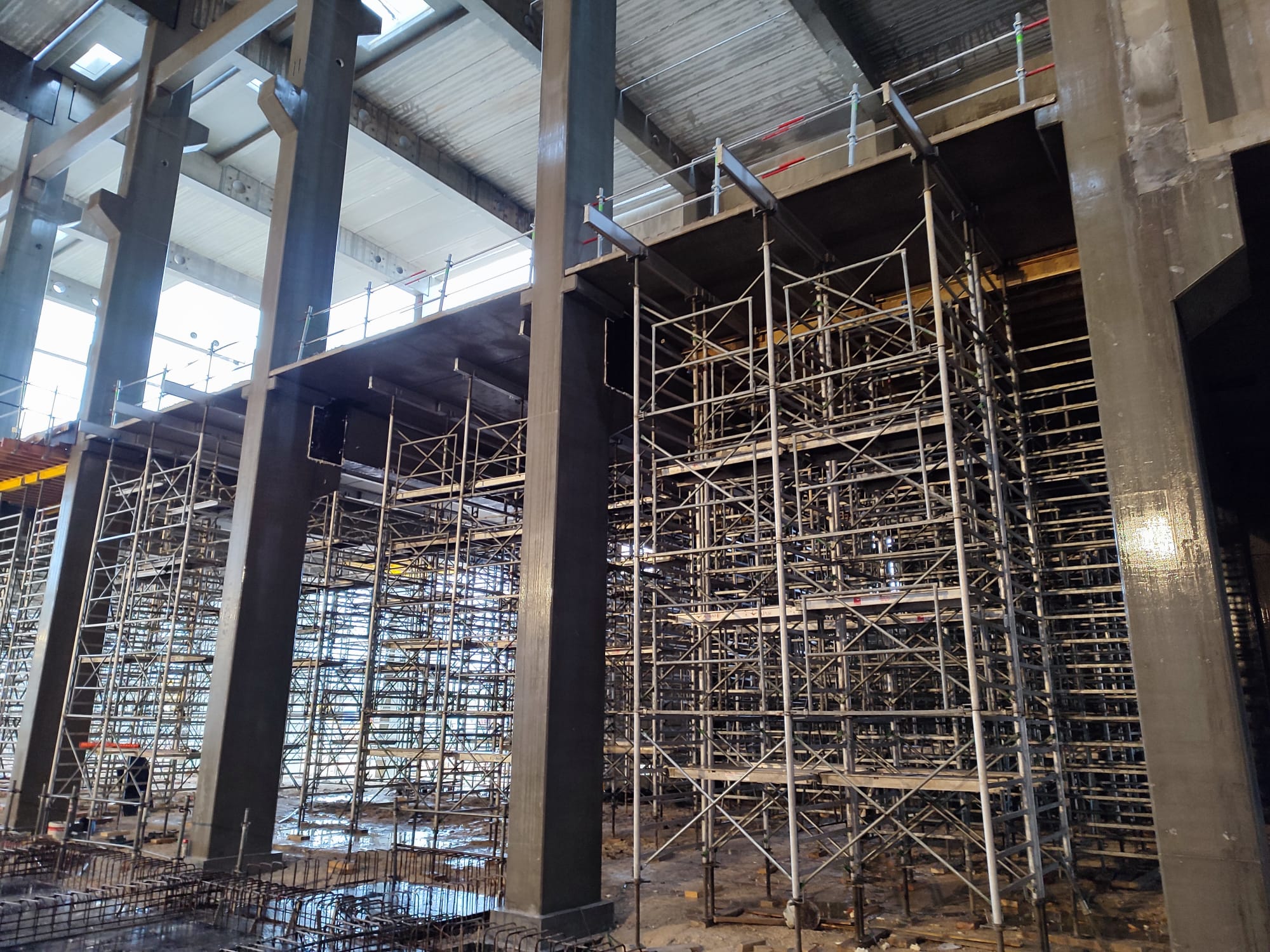 Chantier d'étaiement
